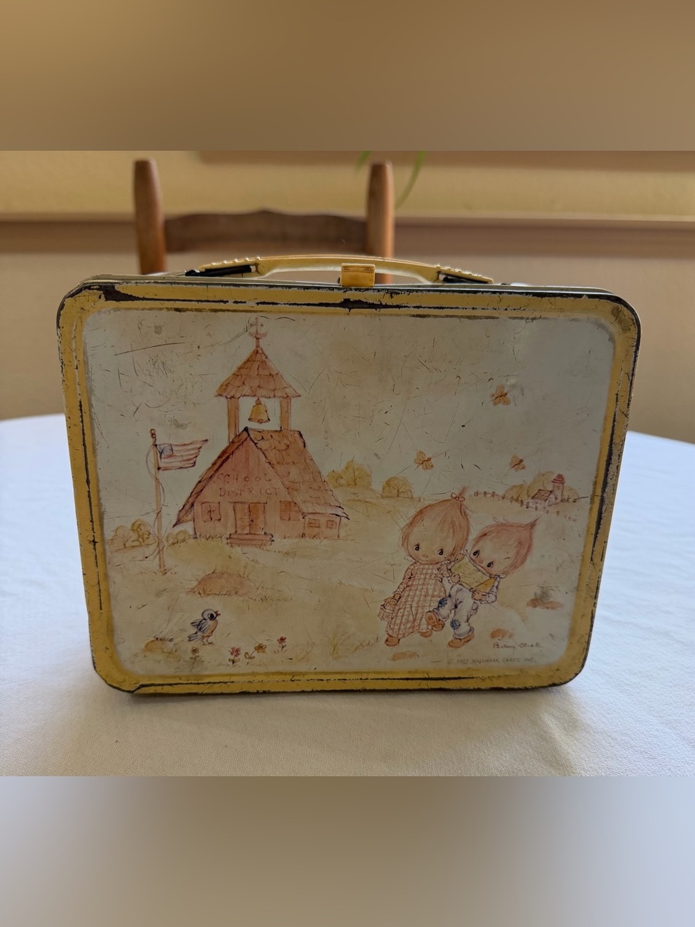 VTG Betsy Clark Schoolhouse Metal Lunchbox